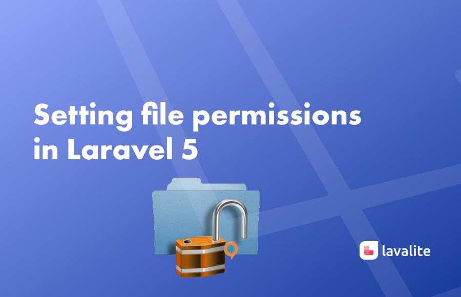 Setting file permissions in Laravel 5