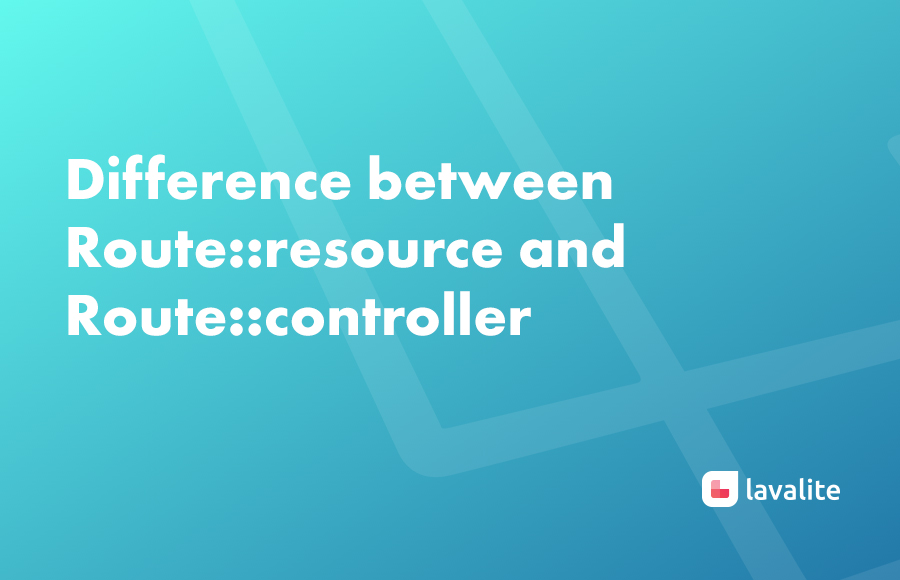 Difference between Route::resource and Route::controller