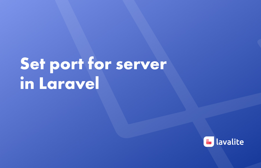 Set port for server in Laravel