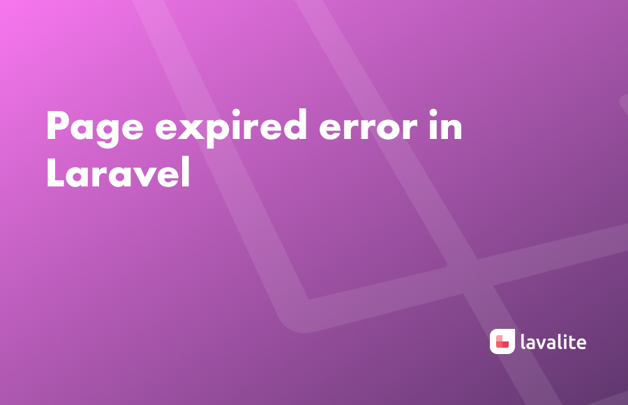 Page expired error in Laravel